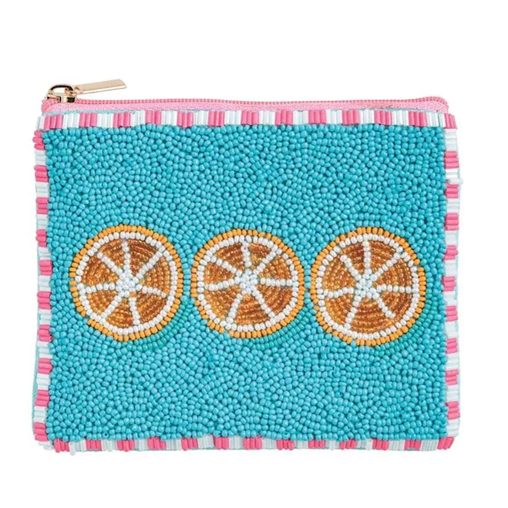 Mud Pie Oranges Beaded Case