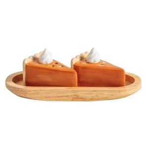 Mud Pie Pumpkin Salt & Pepper Set