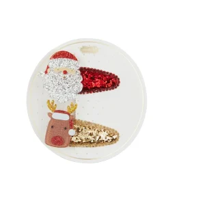 Mud Pie Santa Hair Clips
