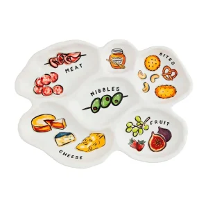 Mud Pie Sectioned Charcuterie Platter