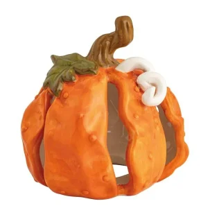 Mud Pie Small Stoneware Pumpkin Sitter