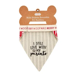 Mud Pie Still Play Holiday Dog Bandana
