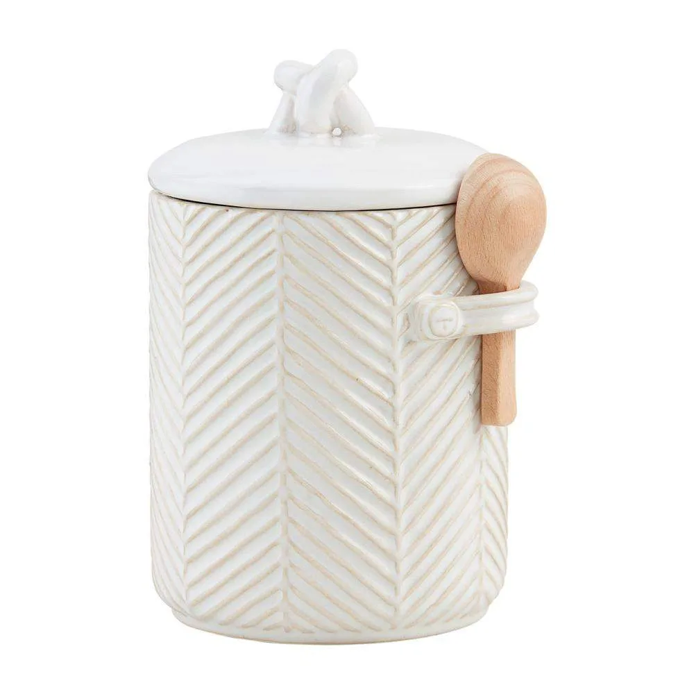 Mud Pie Textured Coffee Canister Set