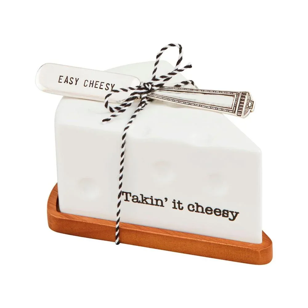 Mud Pie That`s Cheesy Cloche Set