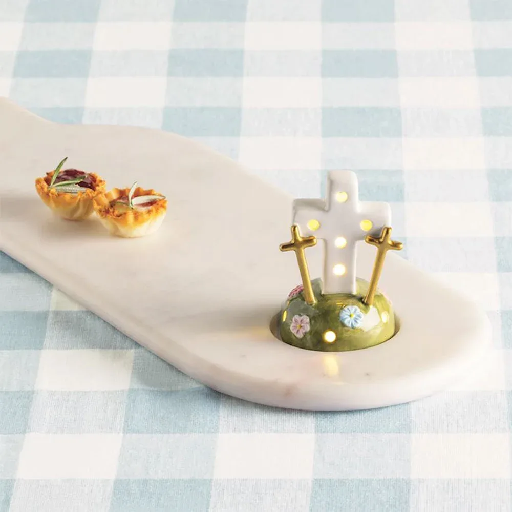 Mud Pie Three Crosses Light Up Sitter - Image 2