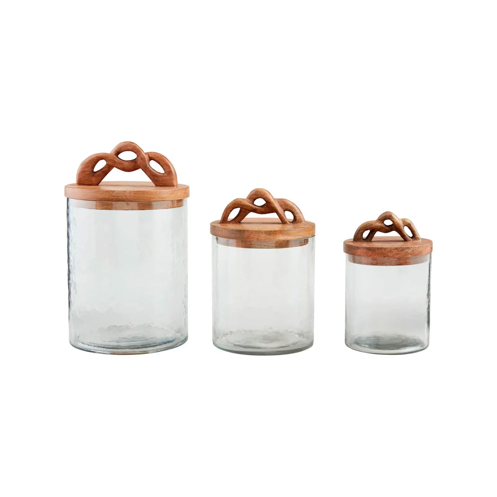 Mud Pie Twisted Handle Canister Set - Image 2