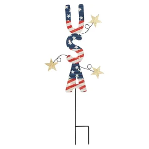 Mud Pie USA Americana Yard Stake