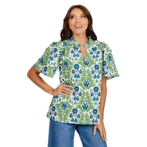 Mud Pie Women`s Chase Flounce Top