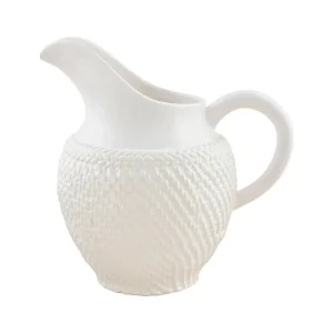 Mud Pie Woven Stoneware Pitcher
