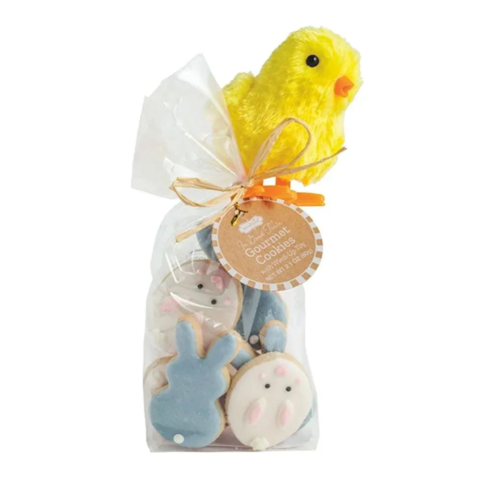Mud Pie Yellow Chick Easter Cookies/Toy Set