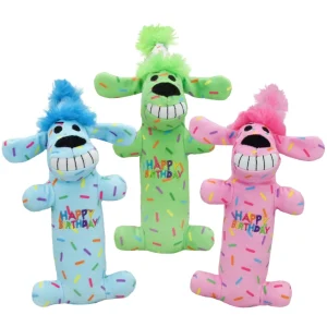 Multipet Birthday LOOfA Dog with Party Hat 6inch Plush Toy