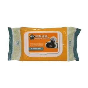 Multipet Groom Genie All Purpose Pet Wipe 100ct
