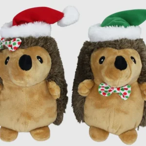 Multipet Hedgehog W- Bowtie And Santa Hat 7Inches
