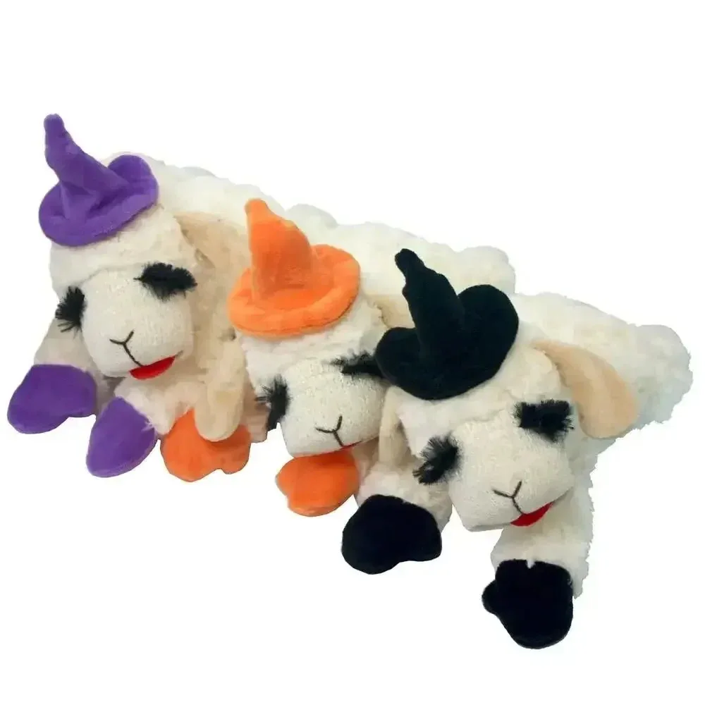 MultiPet Lamb Chop Plush Squeaky Dog Toy – 10"