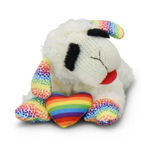 Multipet® Lamb Chop Rainbow Love Dog Toys