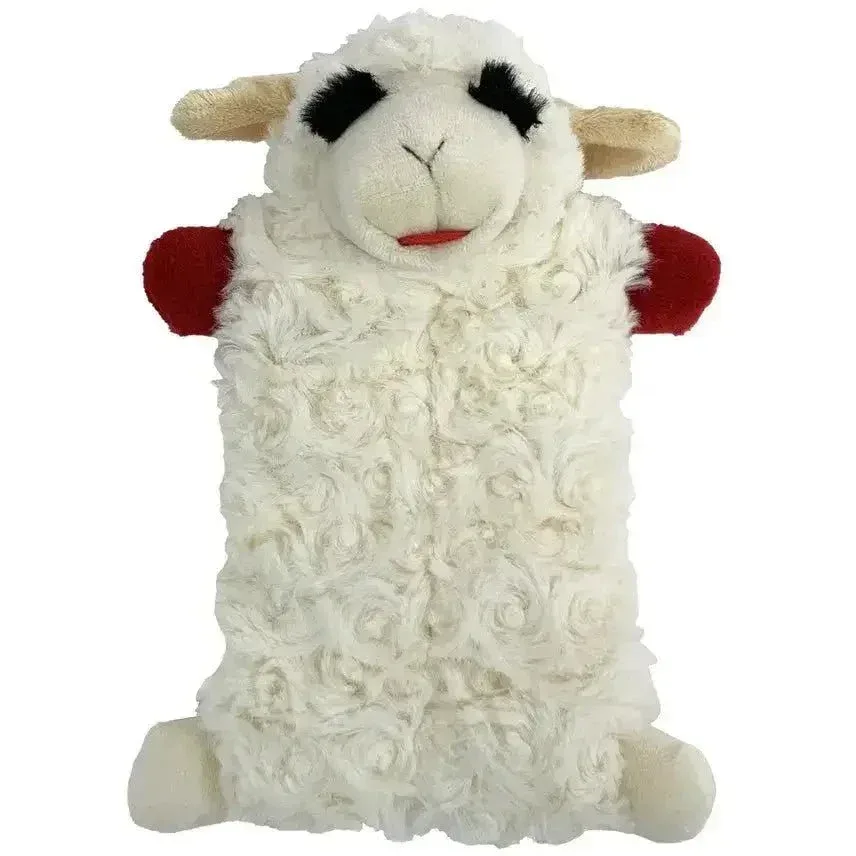 Multipet Lamb Chop Squeaker Mat Dog Toy 9"