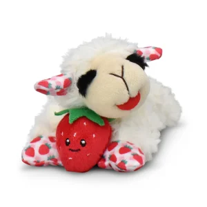 Multipet® Lamb Chop Strawberry Dog Toys