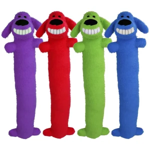 Multipet Loofa Dog The Original Squeaky Plush Dog Toy 18 IN