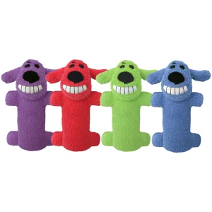 Multipet Loofa Dog The Original Squeaky Plush Dog Toy 6 IN