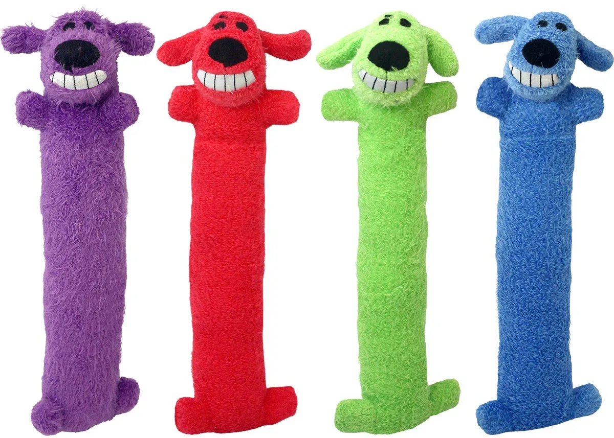 Multipet Loofa Dog Toy - Fun and Durable 12-Inch Interactive Dog Toy
