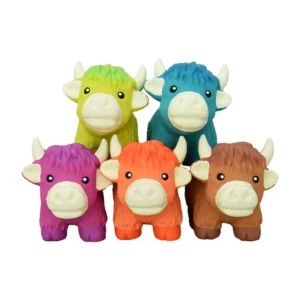 Multipet Minipet Latex Highland Cow 3.75"