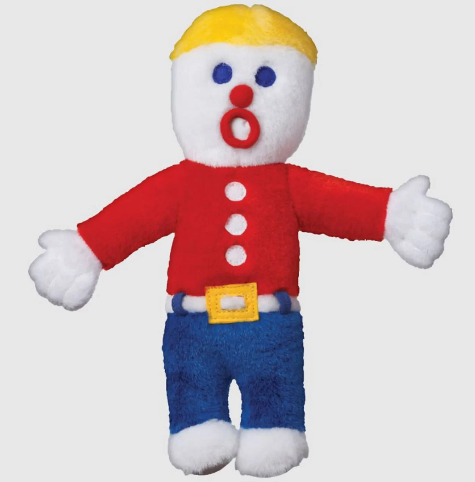 Multipet Mr. Bill Plush Dog Toy Multi-Color, 10 in