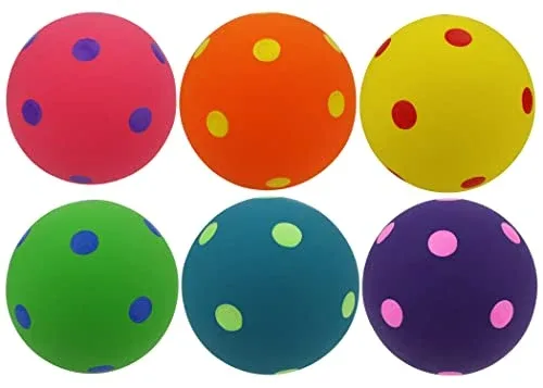Multipet Polka Dot Balls 4 Inches Dog Toy 1each - Image 2