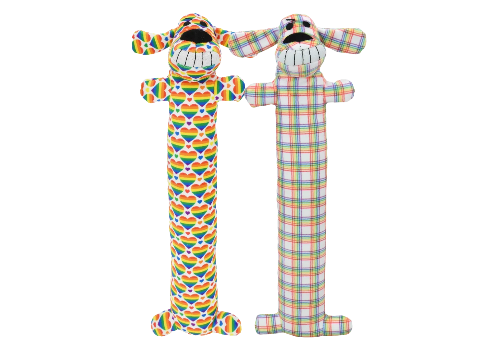 Multipet Rainbow Loofa Dog 12"