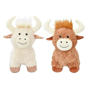 Multipet Standing Highland Cow Dog Toy