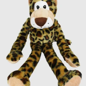 Multipet Swingin Safari Dog Toy Leopard Assorted 1ea/19 in