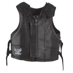 Mx Bull Ropes Adult Genuine Leather Bull Riding Protective Vest