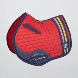 My Pony Jack Cotton GP/Jump Glitter Saddle Pad Red