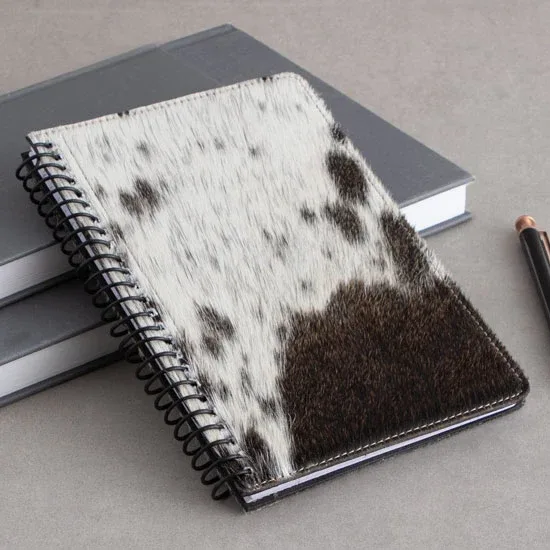 Myra Hairon Black and White Diary Notebook