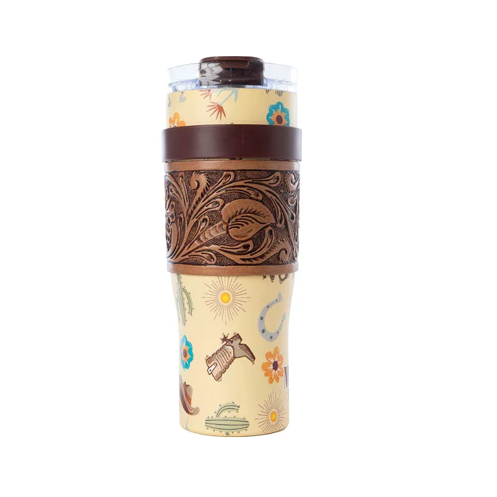 Myra Trail Kissed Yellow Tumbler - Image 2