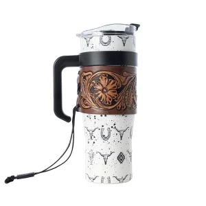 Myra Westmark Tooled Western Tumbler