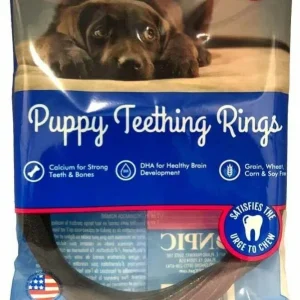 N-Bone Puppy Teething Ring Blueberry Flavor