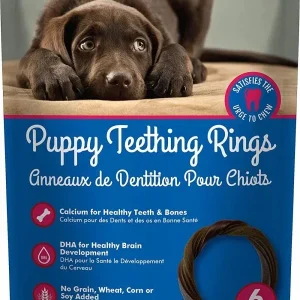N-Bone Puppy Teething Rings Blueberry Flavor