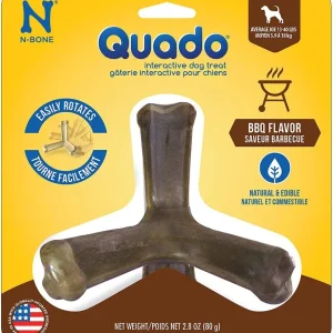 N-Bone Quado Dog Treat BBQ Flavor Average Joe