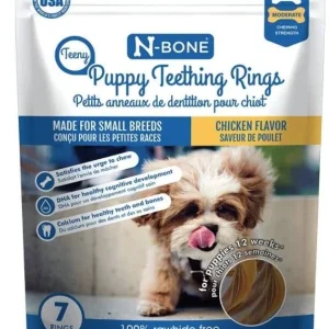 N-Bone Teeny Puppy Teething Rings Chicken Flavor