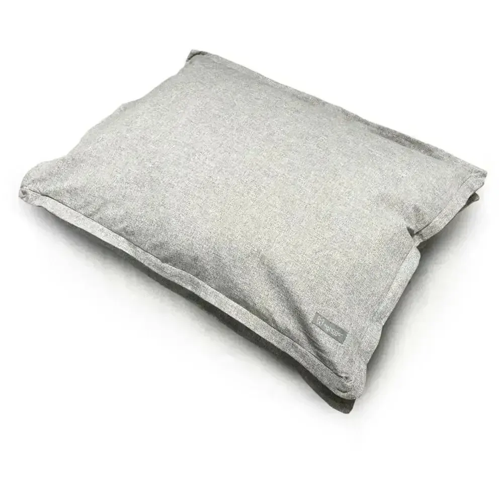 Nandog Linen Pillow Large Dog Bed Light Gray