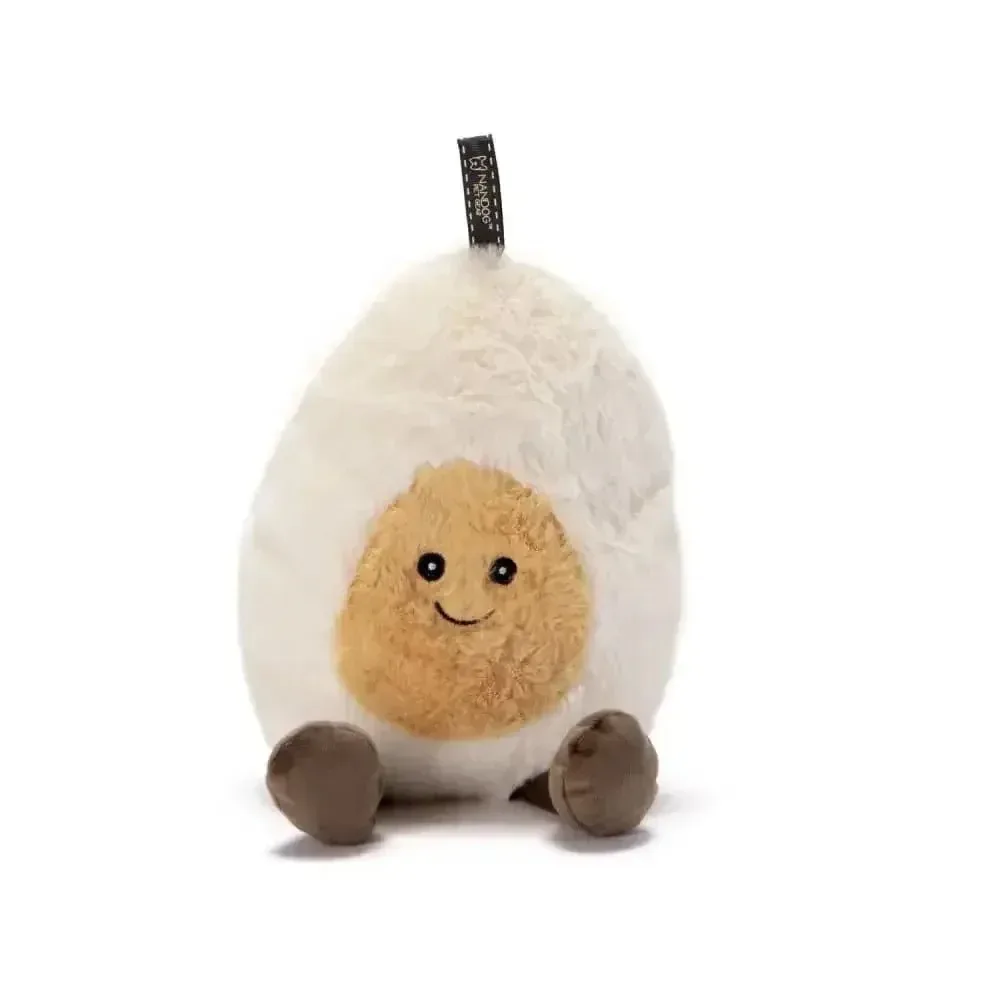 Nandog Pet Gear My BFF Collection Egg Plush Dog Toy with Squeaker