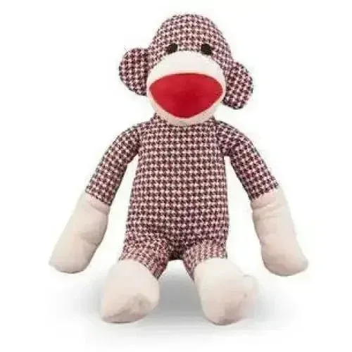 Nandog Pet Gear My BFF Collection Monkey Plush Dog Toy with Squeaker