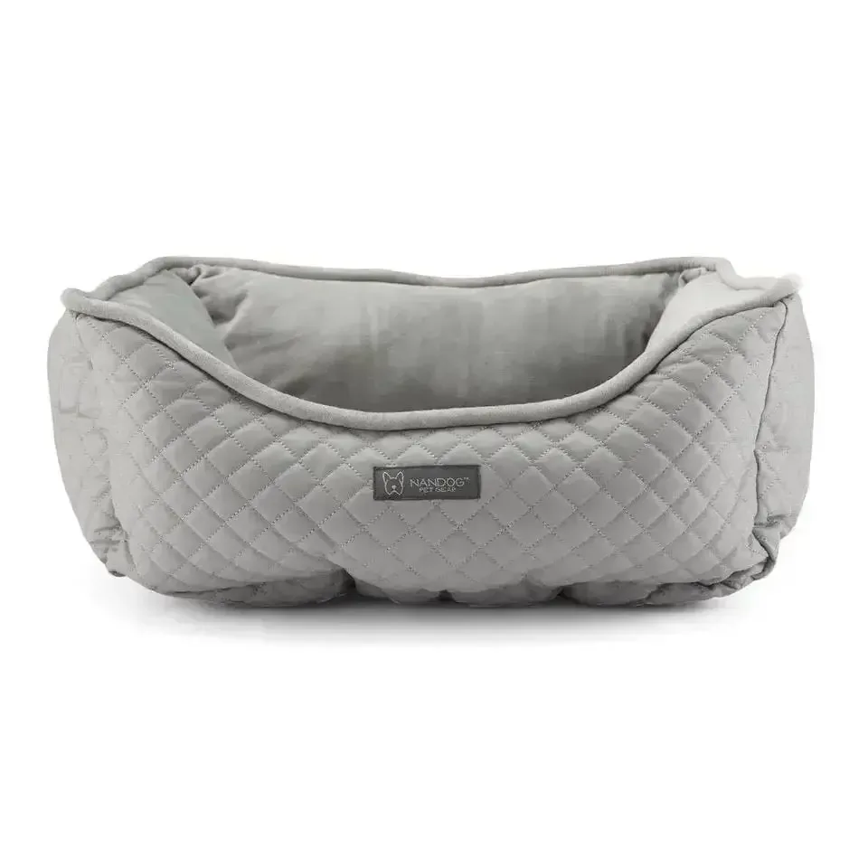 Nandog Prive Collection Quilted Vegan Leather Pet Beds