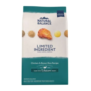 Natural Balance L.I.D Chicken & Brown Rice Recipe Dry Dog Food 24lb
