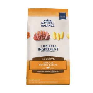 Natural Balance L.I.D Reserve GF Duck & Potato Recipe Dry Dog Food 22lb