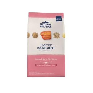 Natural Balance L.I.D Salmon & Brown Rice Recipe Dry Dog Food 24lb