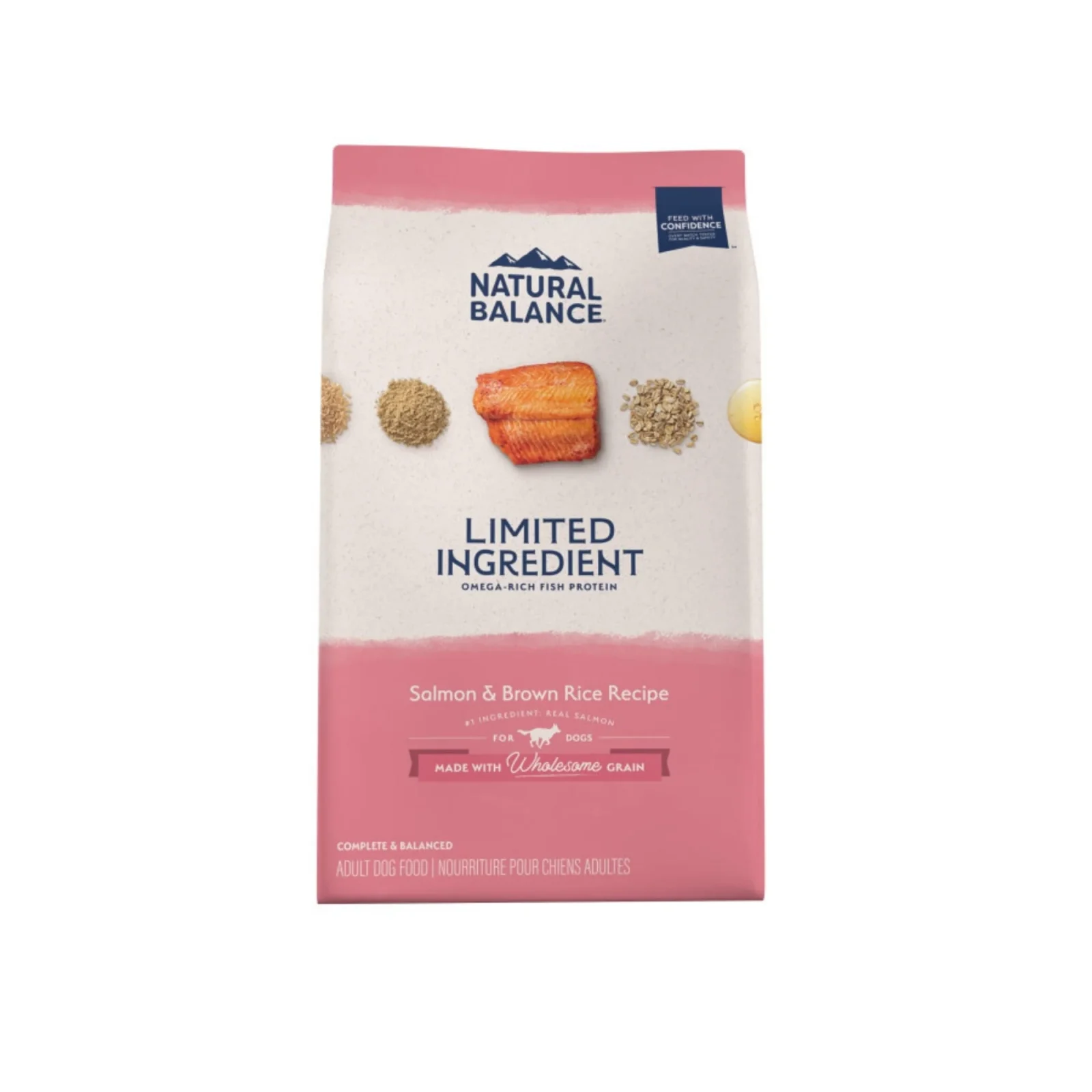 Natural Balance L.I.D Salmon & Brown Rice Recipe Dry Dog Food 24lb
