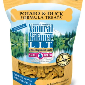 Natural Balance L.I.T. Small Breed Dog Treats Duck & Potato 8oz