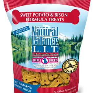 Natural Balance L.I.T. Small Breed Dog Treats Sweet Potato & Bison 8oz