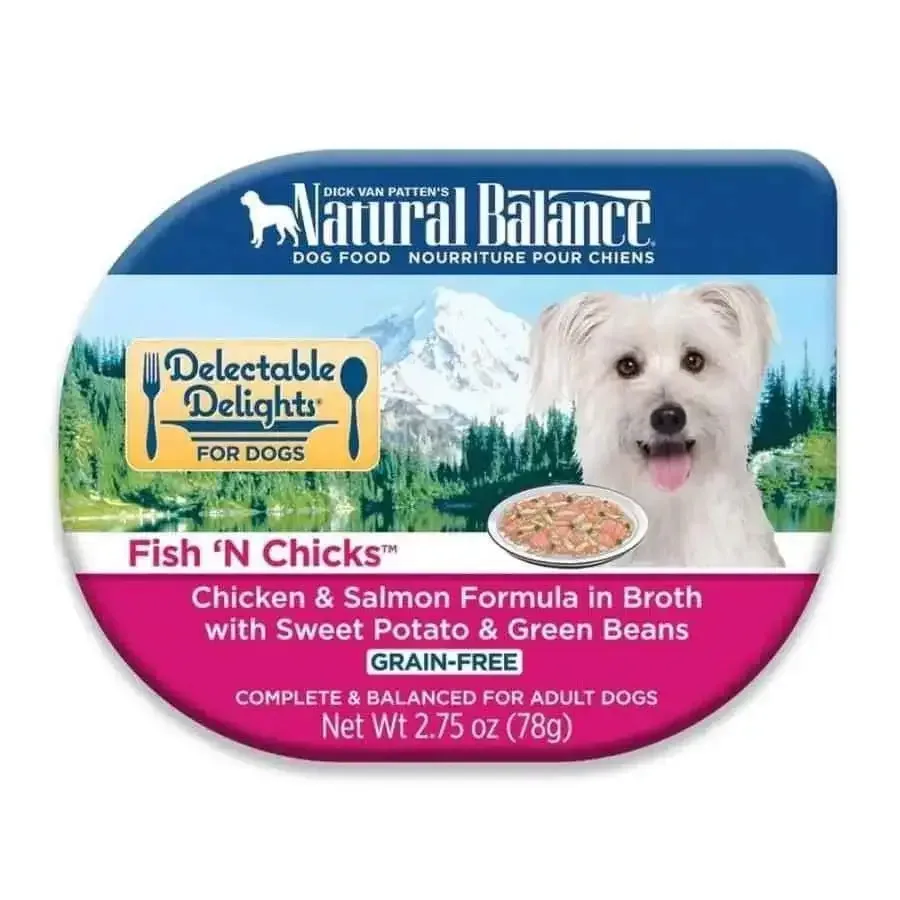 Natural Balance Pet Foods Delectable Delights Grain Free Wet Dog Food 24ea/2.75 oz